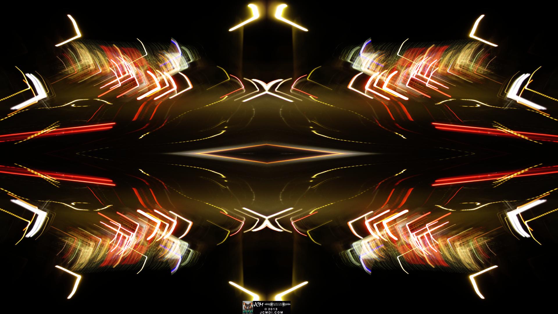 Wakefield Holiday Lightshow 2013 Quadroscopic long exposure artwork